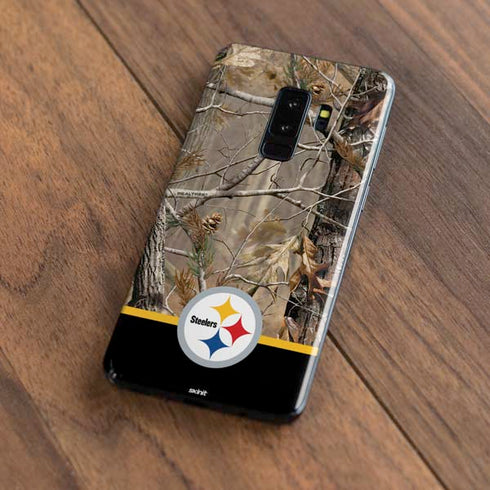 NFL Realtree Camo Pittsburgh Steelers Galaxy S9 Plus Skin
