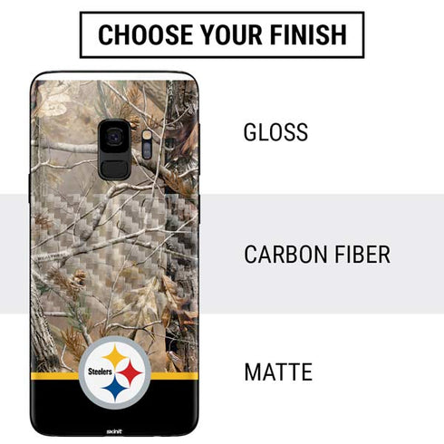 NFL Realtree Camo Pittsburgh Steelers Galaxy S9 Skin