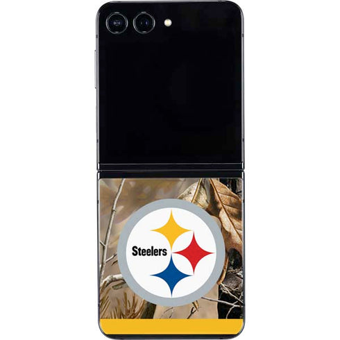 NFL Realtree Camo Pittsburgh Steelers Galaxy Z Flip5 5G Skin