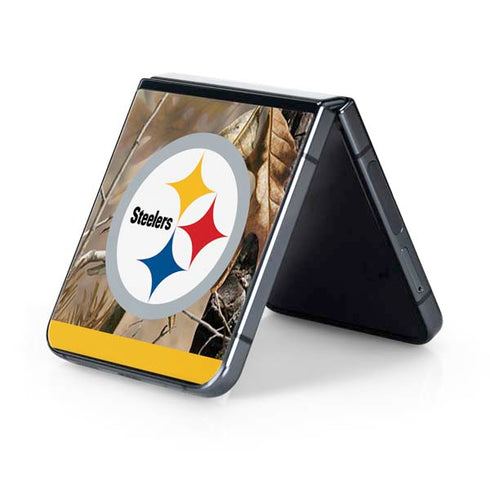 NFL Realtree Camo Pittsburgh Steelers Galaxy Z Flip5 5G Skin