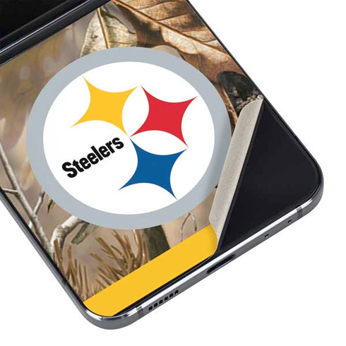 NFL Realtree Camo Pittsburgh Steelers Galaxy Z Flip5 5G Skin