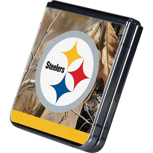 NFL Realtree Camo Pittsburgh Steelers Galaxy Z Flip5 5G Skin