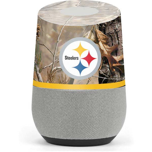 NFL Realtree Camo Pittsburgh Steelers Google Home Skin