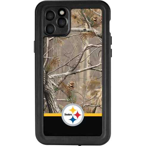 NFL Realtree Camo Pittsburgh Steelers iPhone 11 Pro Max Waterproof Case