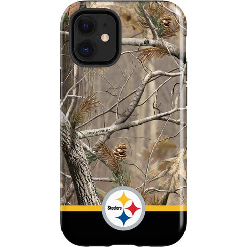 NFL Realtree Camo Pittsburgh Steelers iPhone 12 Mini Impact Case