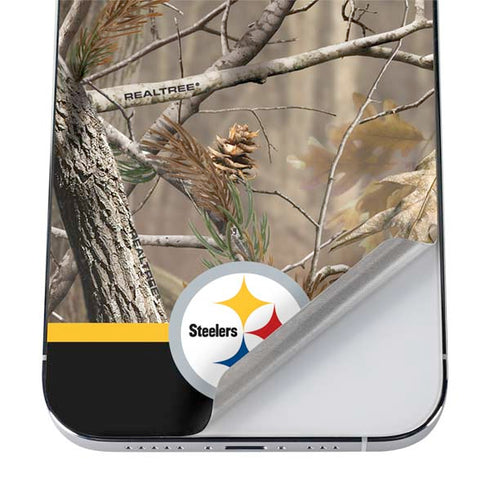 NFL Realtree Camo Pittsburgh Steelers iPhone 12 Pro Max Skin