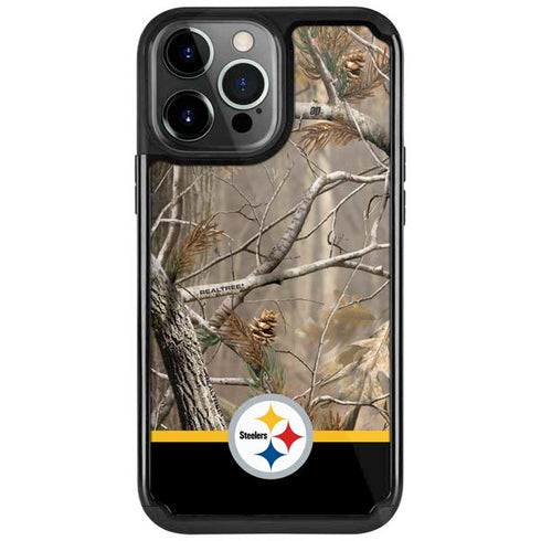 NFL Realtree Camo Pittsburgh Steelers iPhone 13 Pro Cargo Case