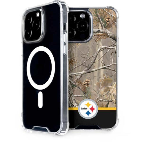 NFL Realtree Camo Pittsburgh Steelers iPhone 13 Pro Max MagSafe Case