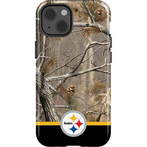 NFL Realtree Camo Pittsburgh Steelers iPhone 15 Impact Case