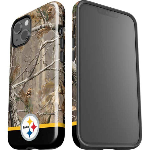 NFL Realtree Camo Pittsburgh Steelers iPhone 15 Impact Case