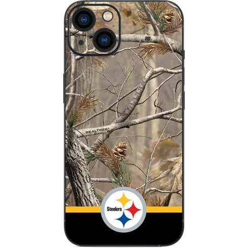 NFL Realtree Camo Pittsburgh Steelers iPhone 14 Plus Skin