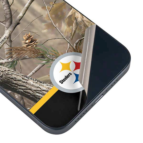 NFL Realtree Camo Pittsburgh Steelers iPhone 15 Plus Skin