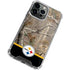 NFL Realtree Camo Pittsburgh Steelers iPhone 14 Pro Clear Case