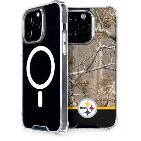 NFL Realtree Camo Pittsburgh Steelers iPhone 15 Pro MagSafe Case
