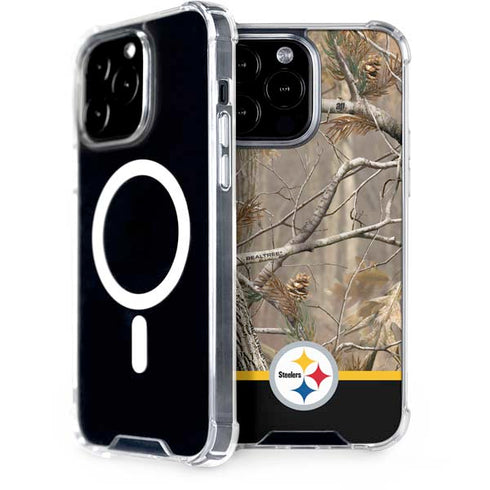 NFL Realtree Camo Pittsburgh Steelers iPhone 15 Pro Max MagSafe Case