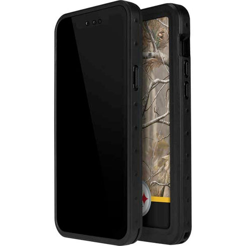 NFL Realtree Camo Pittsburgh Steelers iPhone 14 Pro Waterproof Case