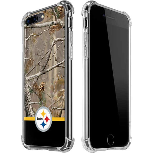 NFL Realtree Camo Pittsburgh Steelers iPhone 7/8 Plus Clear Case