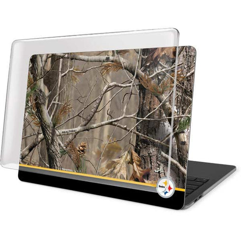 NFL Realtree Camo Pittsburgh Steelers MacBook Pro 15in (2016-19) Case plus Skin