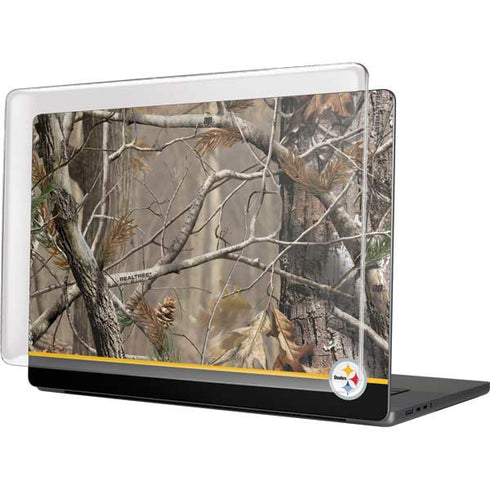 NFL Realtree Camo Pittsburgh Steelers MacBook Pro 16in (2021-25) Case plus Skin
