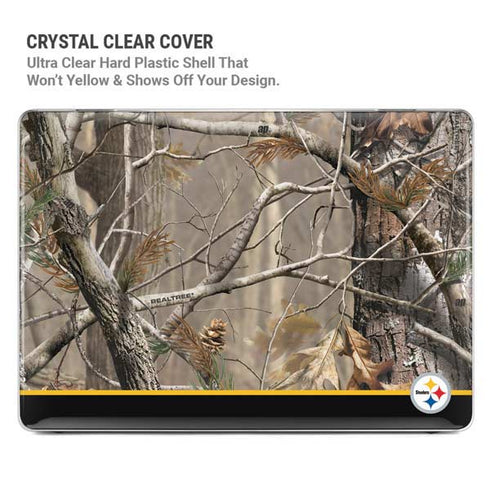 NFL Realtree Camo Pittsburgh Steelers MacBook Pro 16in (2021-25) Case plus Skin