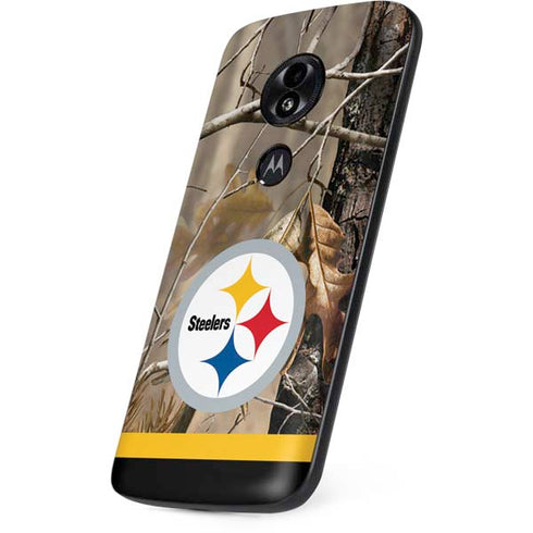 NFL Realtree Camo Pittsburgh Steelers Moto E5 Play Skin