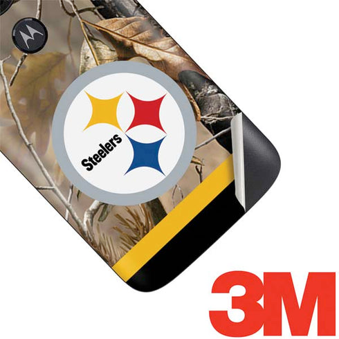 NFL Realtree Camo Pittsburgh Steelers Moto E5 Play Skin