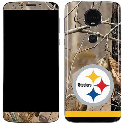 NFL Realtree Camo Pittsburgh Steelers Moto E5 Plus Skin
