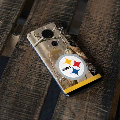 NFL Realtree Camo Pittsburgh Steelers Moto E5 Plus Skin