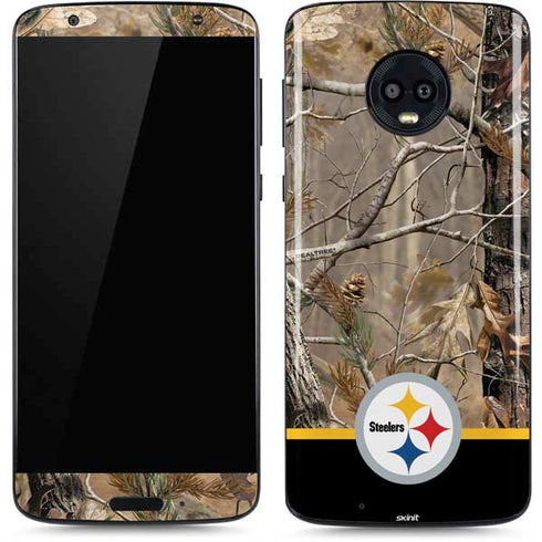 NFL Realtree Camo Pittsburgh Steelers Moto G6 Skin