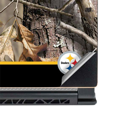 NFL Realtree Camo Pittsburgh Steelers MSI GS65 Stealth Laptop Skin