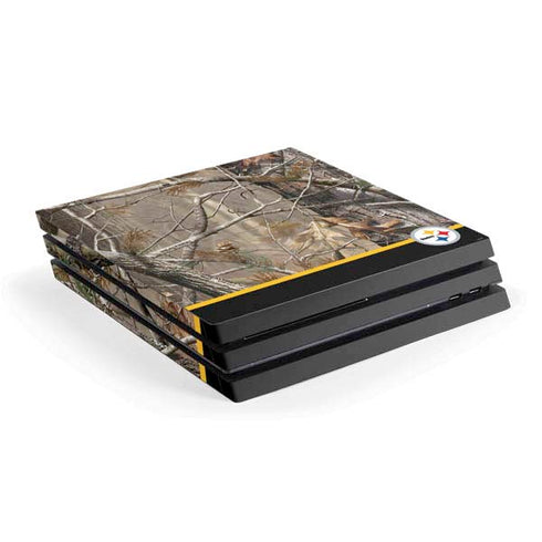 NFL Realtree Camo Pittsburgh Steelers PS4 Pro Console Skin