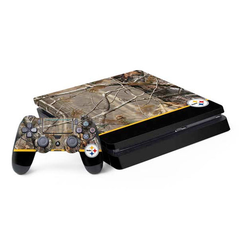 NFL Realtree Camo Pittsburgh Steelers PS4 Slim Bundle Skin