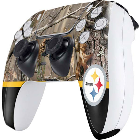 NFL Realtree Camo Pittsburgh Steelers PS5 Controller Skin