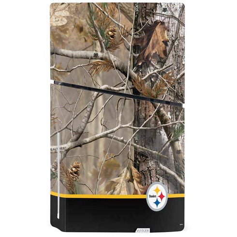 NFL Realtree Camo Pittsburgh Steelers PS5 Slim Disk Bundle Skin
