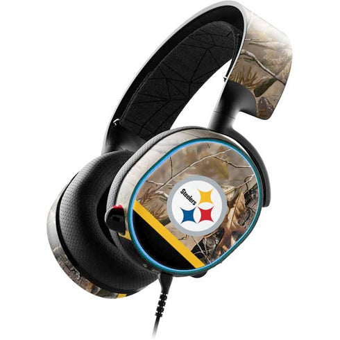 NFL Realtree Camo Pittsburgh Steelers SteelSeries Arctis 3 Skin