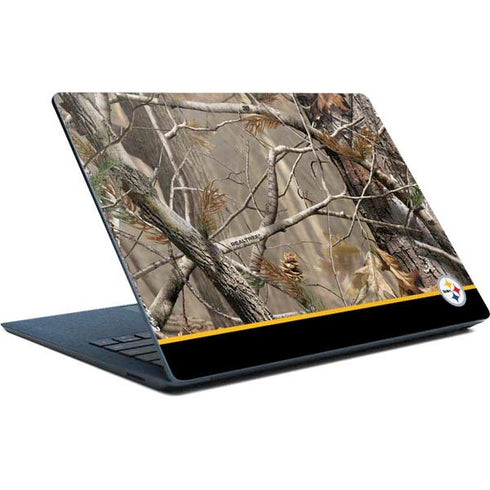 NFL Realtree Camo Pittsburgh Steelers Surface Laptop Skin