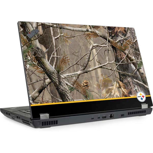 NFL Realtree Camo Pittsburgh Steelers Lenovo ThinkPad Skin