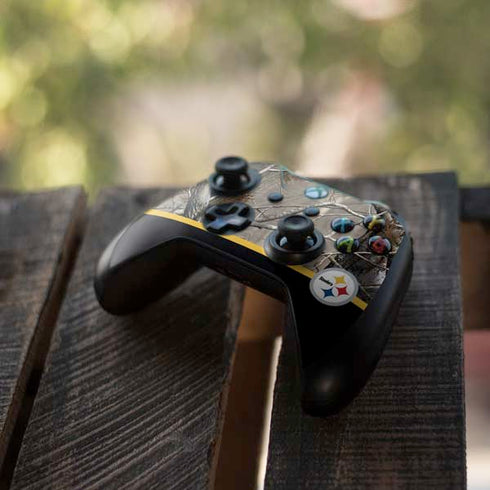 NFL Realtree Camo Pittsburgh Steelers Xbox One S Controller Skin