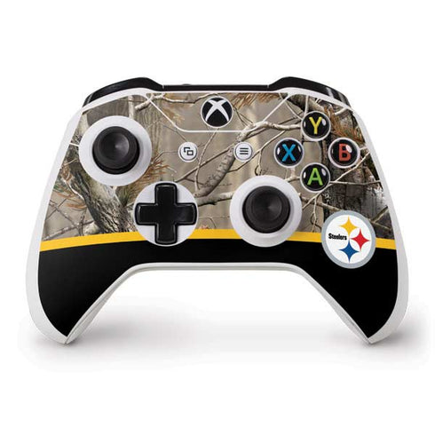 NFL Realtree Camo Pittsburgh Steelers Xbox One S Controller Skin