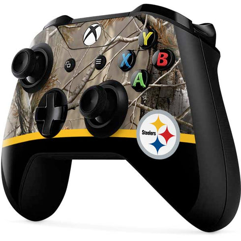 NFL Realtree Camo Pittsburgh Steelers Xbox One X Controller Skin