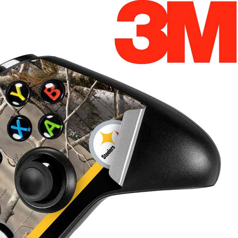 NFL Realtree Camo Pittsburgh Steelers Xbox One X Controller Skin