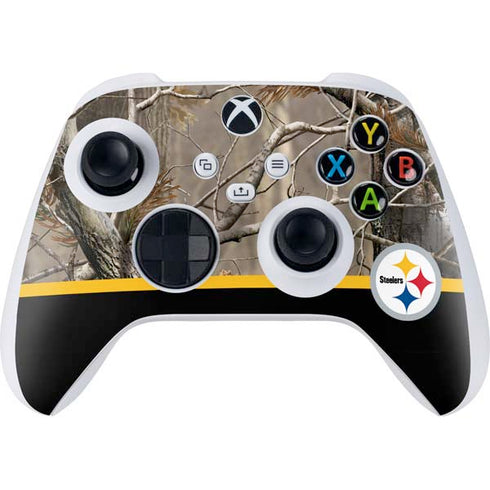 NFL Realtree Camo Pittsburgh Steelers Xbox Series S Controller Skin