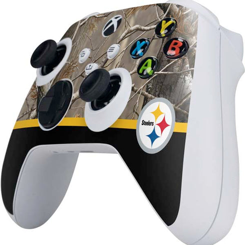 NFL Realtree Camo Pittsburgh Steelers Xbox Series S Controller Skin