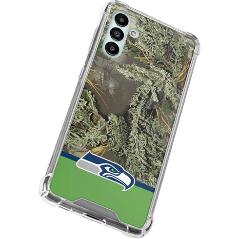 NFL Realtree Camo Seattle Seahawks Galaxy A13 5G Clear Case
