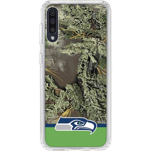 NFL Realtree Camo Seattle Seahawks Galaxy A50 Clear Case