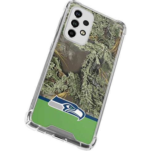 NFL Realtree Camo Seattle Seahawks Galaxy A53 5G Clear Case