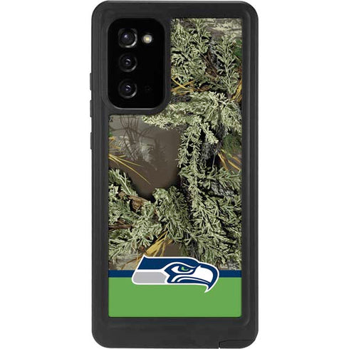 NFL Realtree Camo Seattle Seahawks Galaxy Note20 5G Waterproof Case
