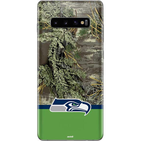 NFL Realtree Camo Seattle Seahawks Galaxy S10 Plus Skin