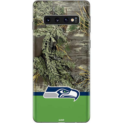 NFL Realtree Camo Seattle Seahawks Galaxy S10 Skin