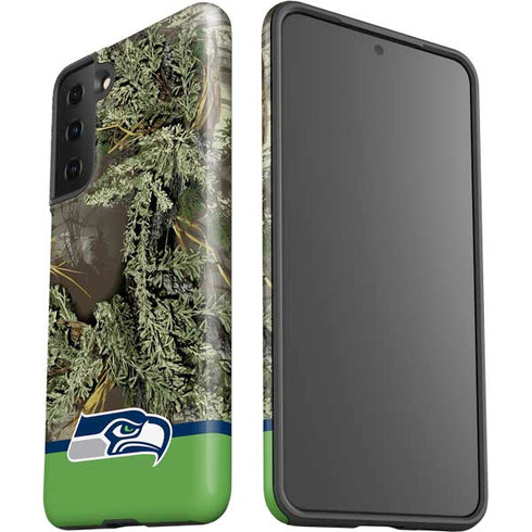 NFL Realtree Camo Seattle Seahawks Galaxy S21 FE Pro Case
